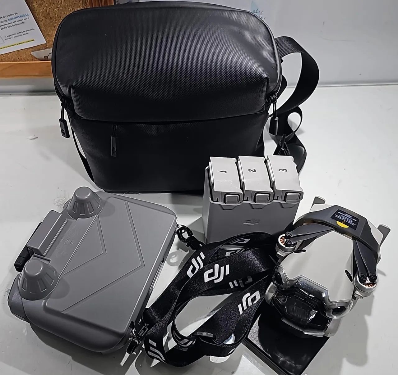 Troco por Neo2 - Drone Mini 4 Pro Combo Fly More Plus - seminovo - Foto 5