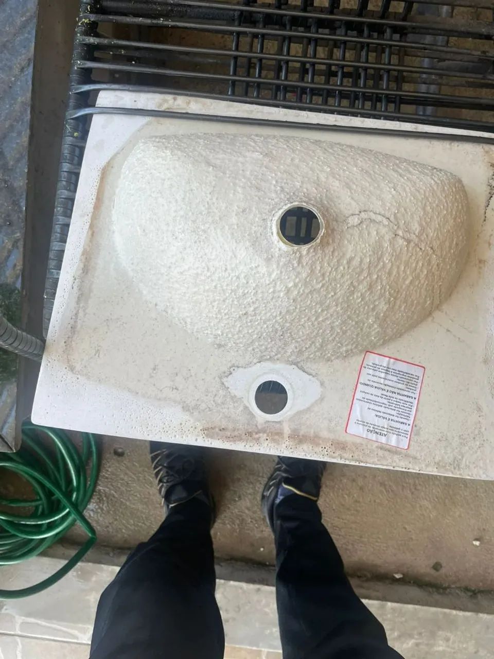 Cuba de Banheiro Quadrada Branca - Foto 3