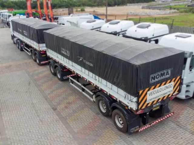 MERCEDES-BENZ ACTROS 2651 S 6X4 2022 CARRETA GRANELEIRA NOMA 9 EIXOS - Foto 4