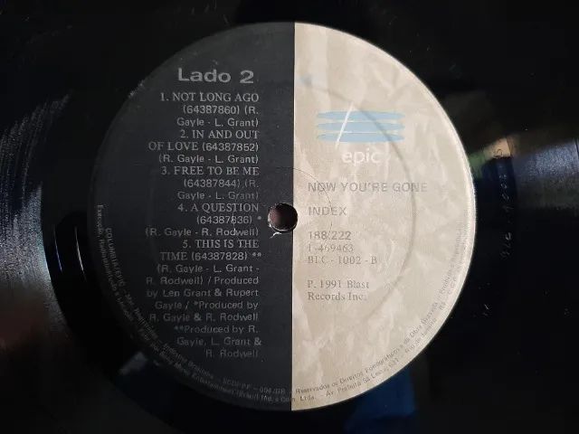 LP Index - Now You're Gone (Álbum) Freestyle - Foto 4