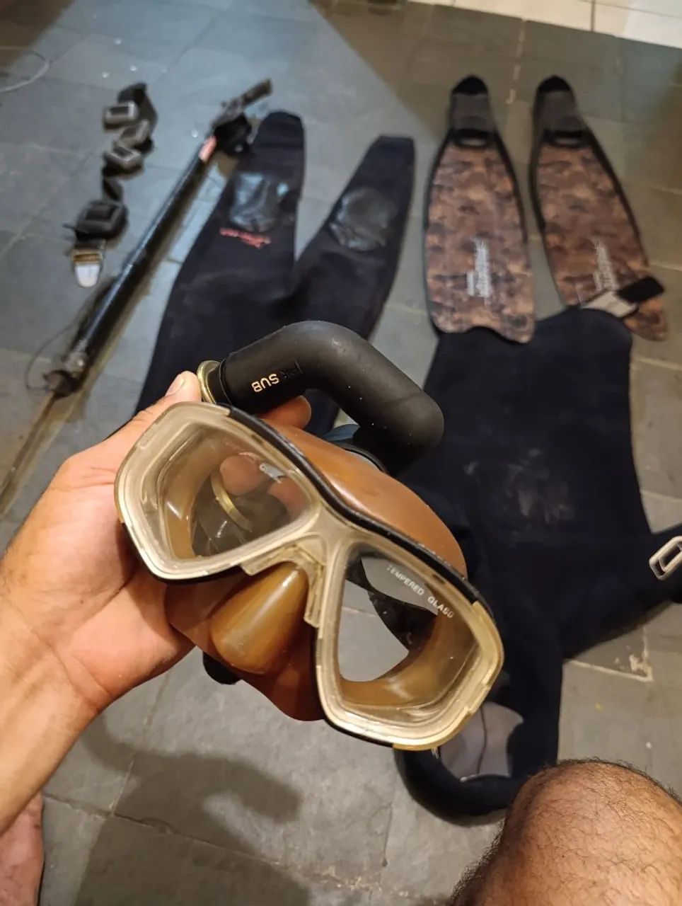 Kit de Pesca Submarina - Equipamento Mergulho Completo - Foto 2