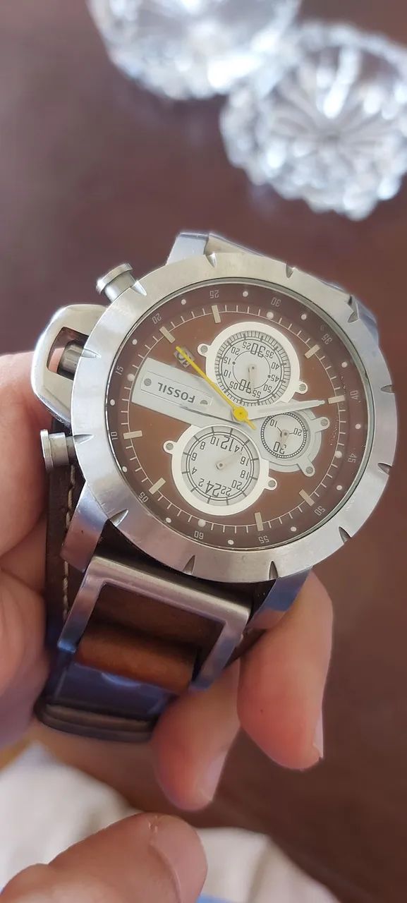 Relógio FOSSIL original - genuine leather JR - 1157 - Foto 4