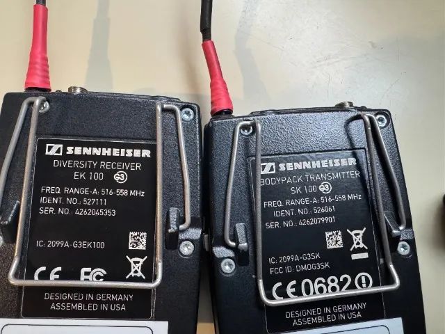 Microfone De Lapela Sennheiser Ew 100 G3 - Foto 2