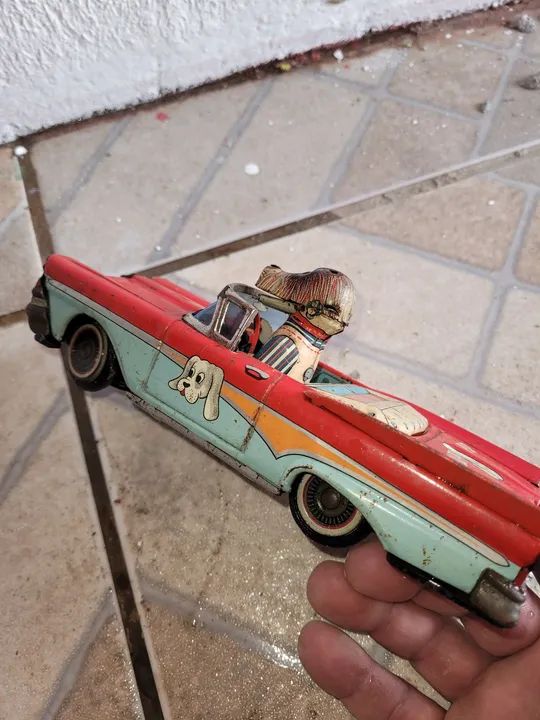 Carrinho de lata antigo  - Foto 6