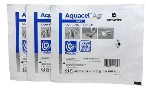 Curativo Aquacel Ag Extra 10x10cm | 5 unidades - Foto 2