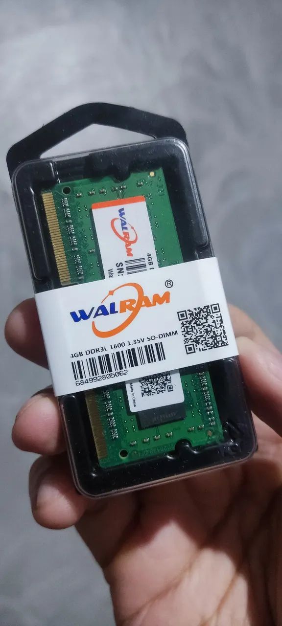 Memória Notebook 4GB DDR3 1600 1.35v SO-DIMM - WALRAM - Nova - Foto 2