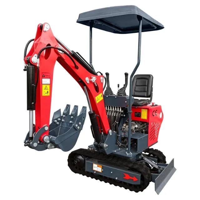 Mini Escavadeira a Diesel 12 hp 650 kg Cabine Aberta com Cobertura - EN24630 - Foto 4