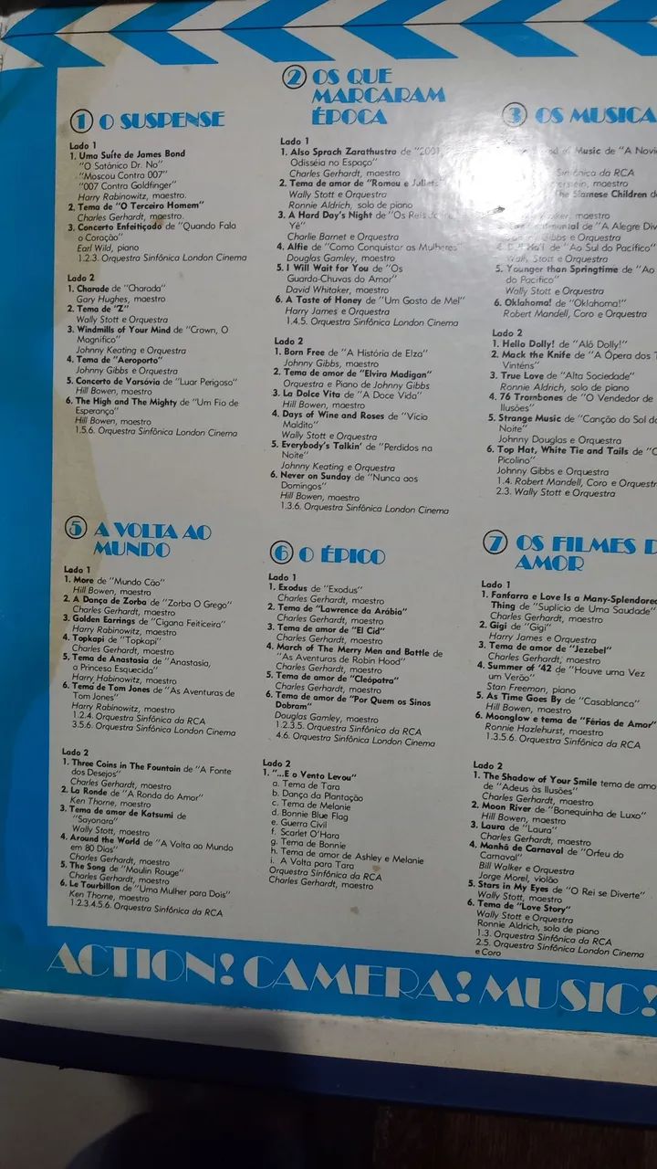 Box com 8 LPS / Vinil coleção Action! Câmera - Foto 4