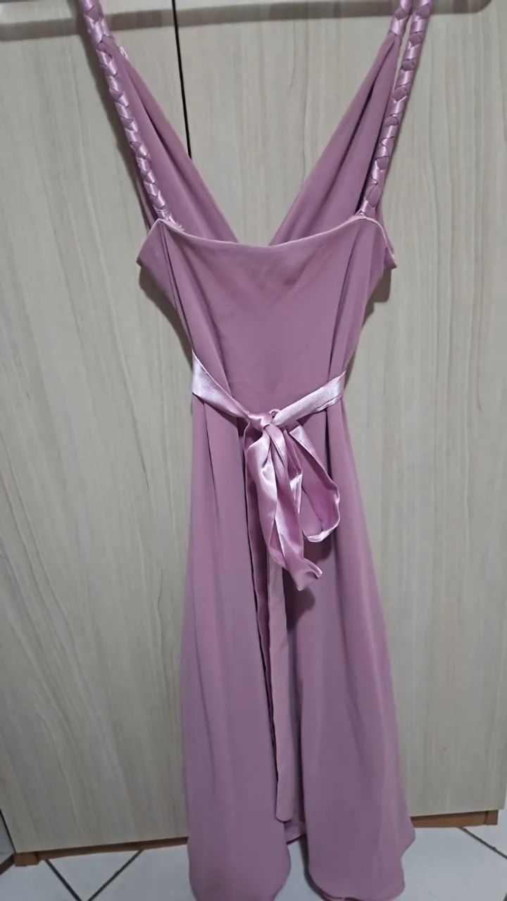 Vestido longuete - lilás - Foto 2