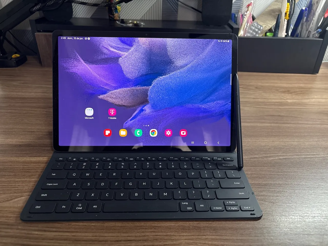 Tablet Samsung Galaxy Tab S7 FE 12.4" 5g + Teclado