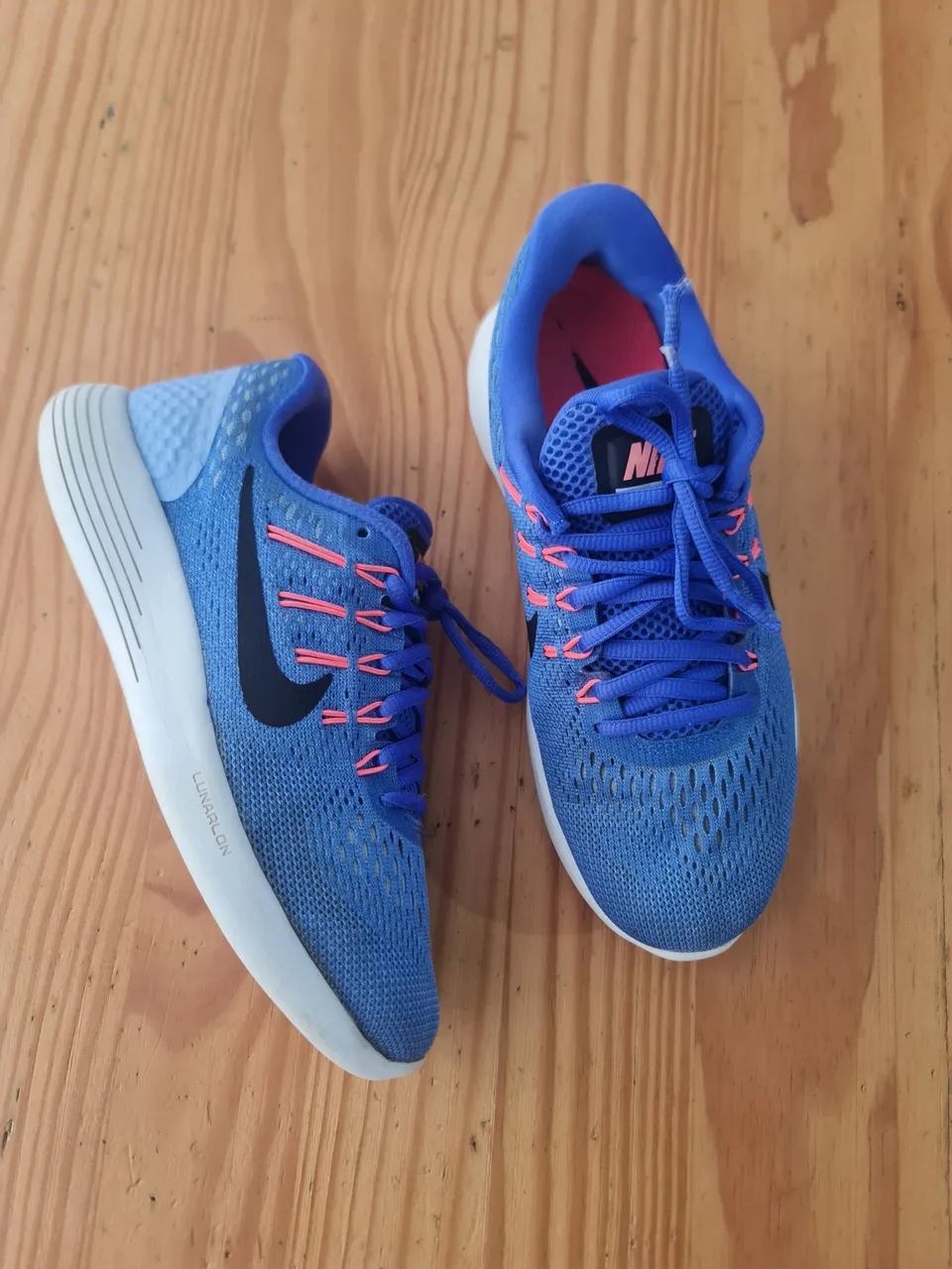 Tênis Nike Azul Lunarglide 8 - Tamanho 35