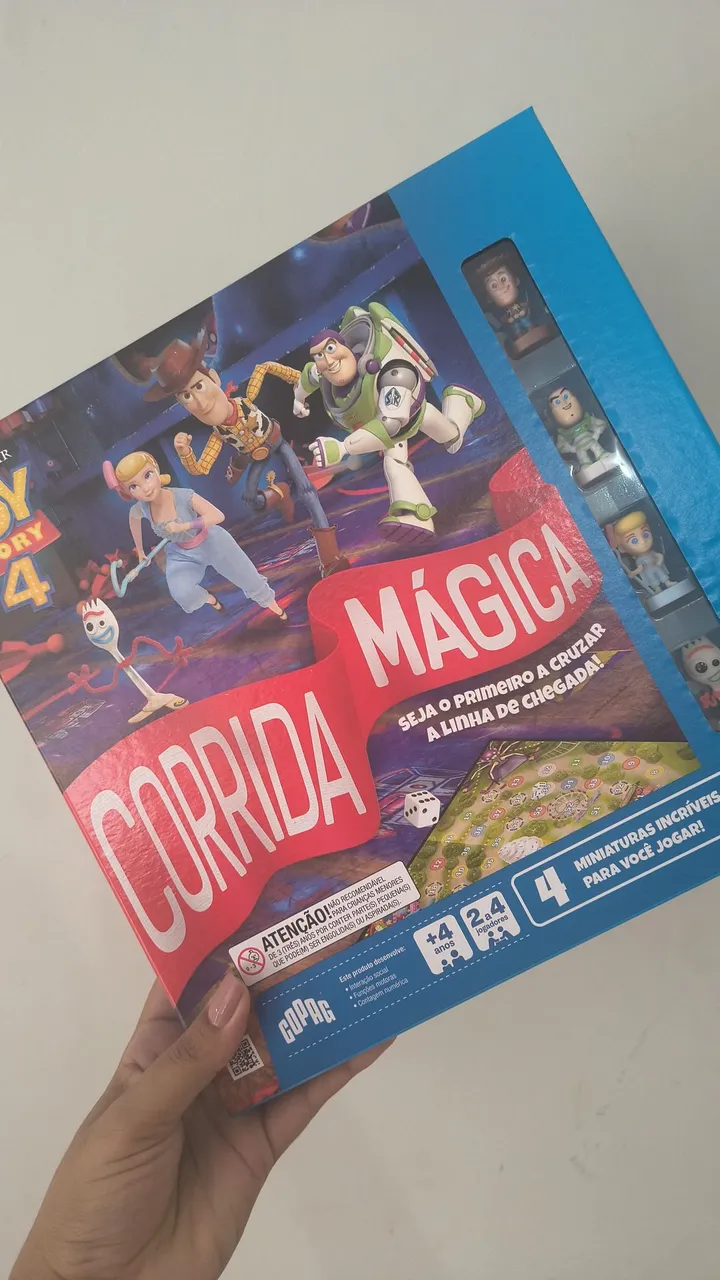 Jogo de Tabuleiro Toy Story 4 Corrida Mágica
