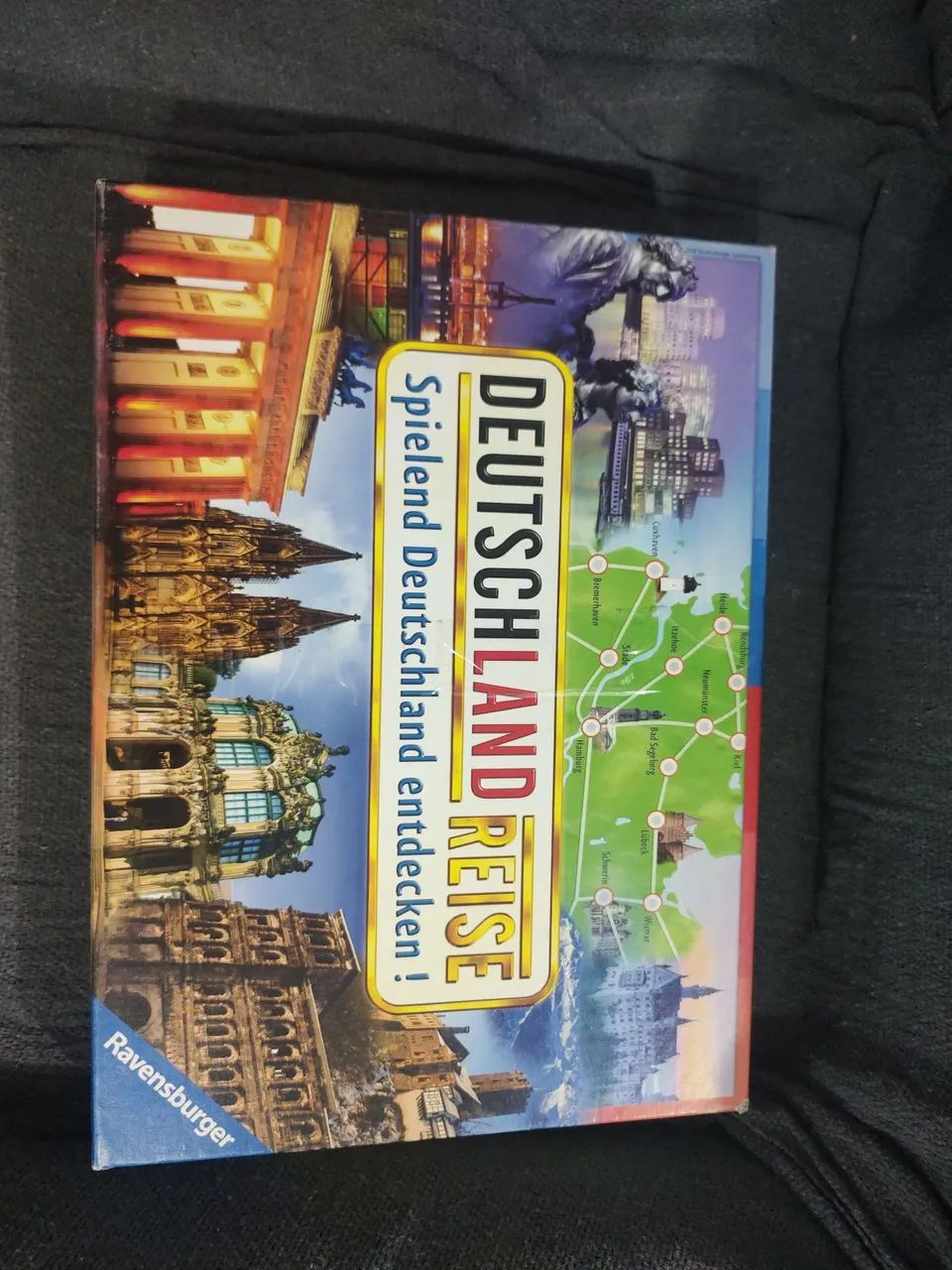 Jogo de tabuleiro Deustecheland em alemão