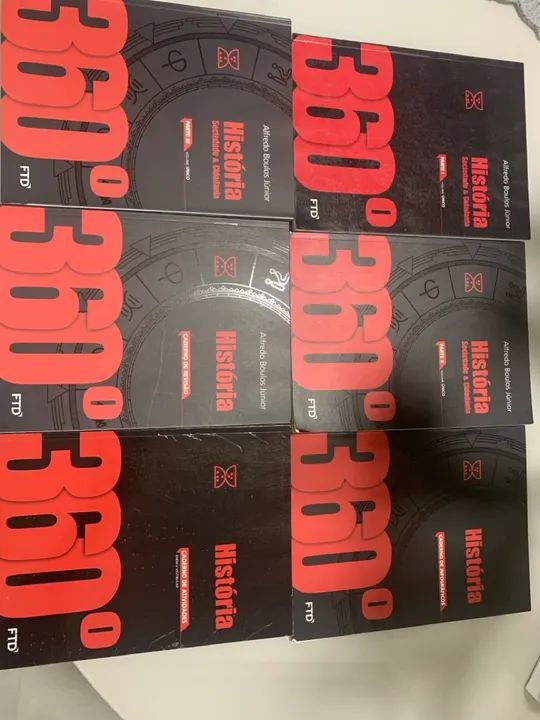 Livro História 360° - 5 volumes - Alfredo Boulos Júnior - FTD