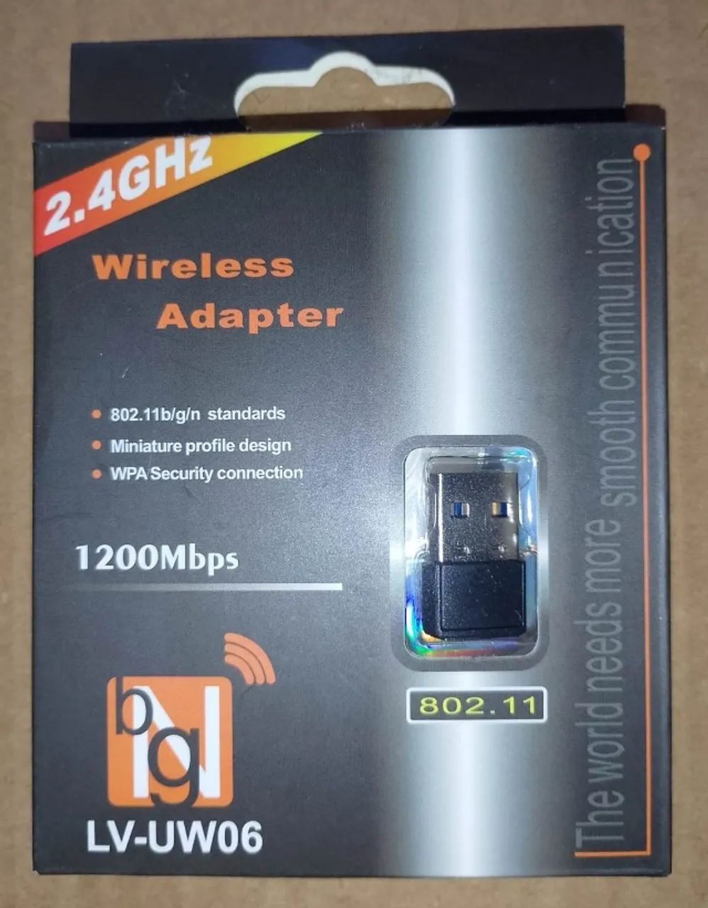Adaptador Usb Wi-Fi Wireless Com e Sem Antena 2.4 Ghz 1200Mpbs