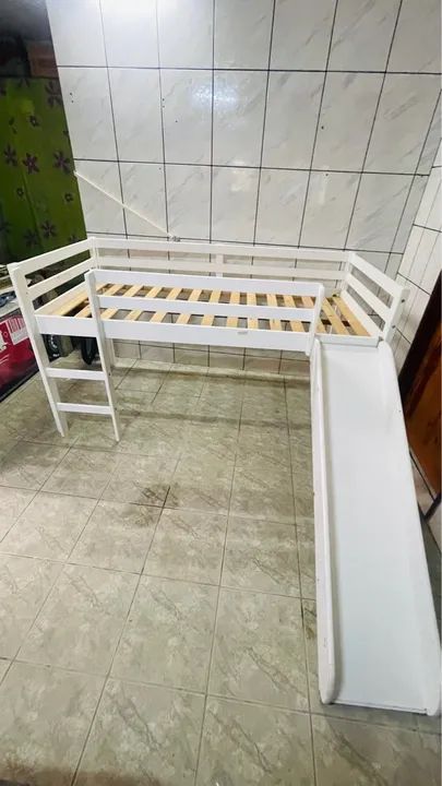 Cama Infantil com Escorregador