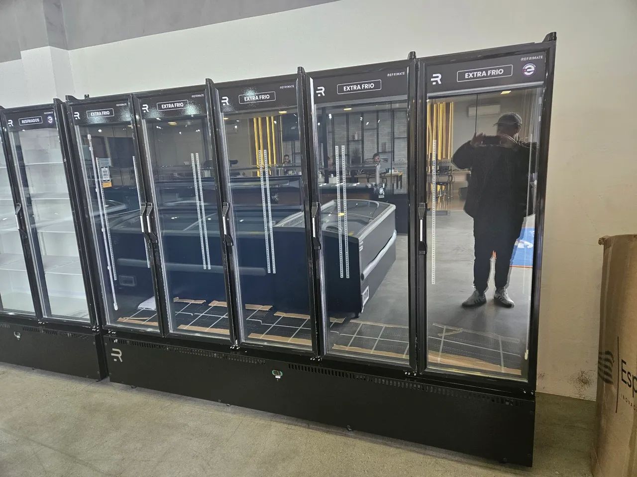 refrigerador expositor 5 portas para cervejas e carnes - a pronta entrega 