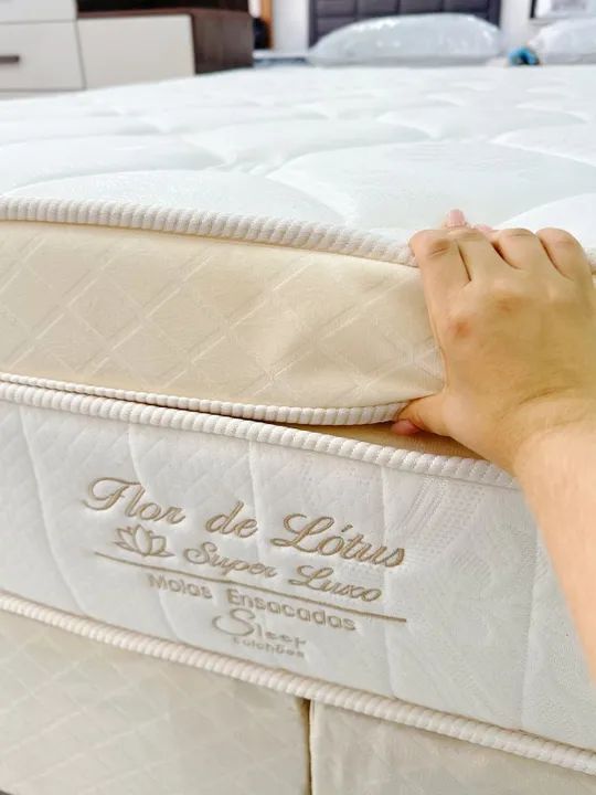 Colchão Premium Solteirão Flor De Lótus - Foto 3