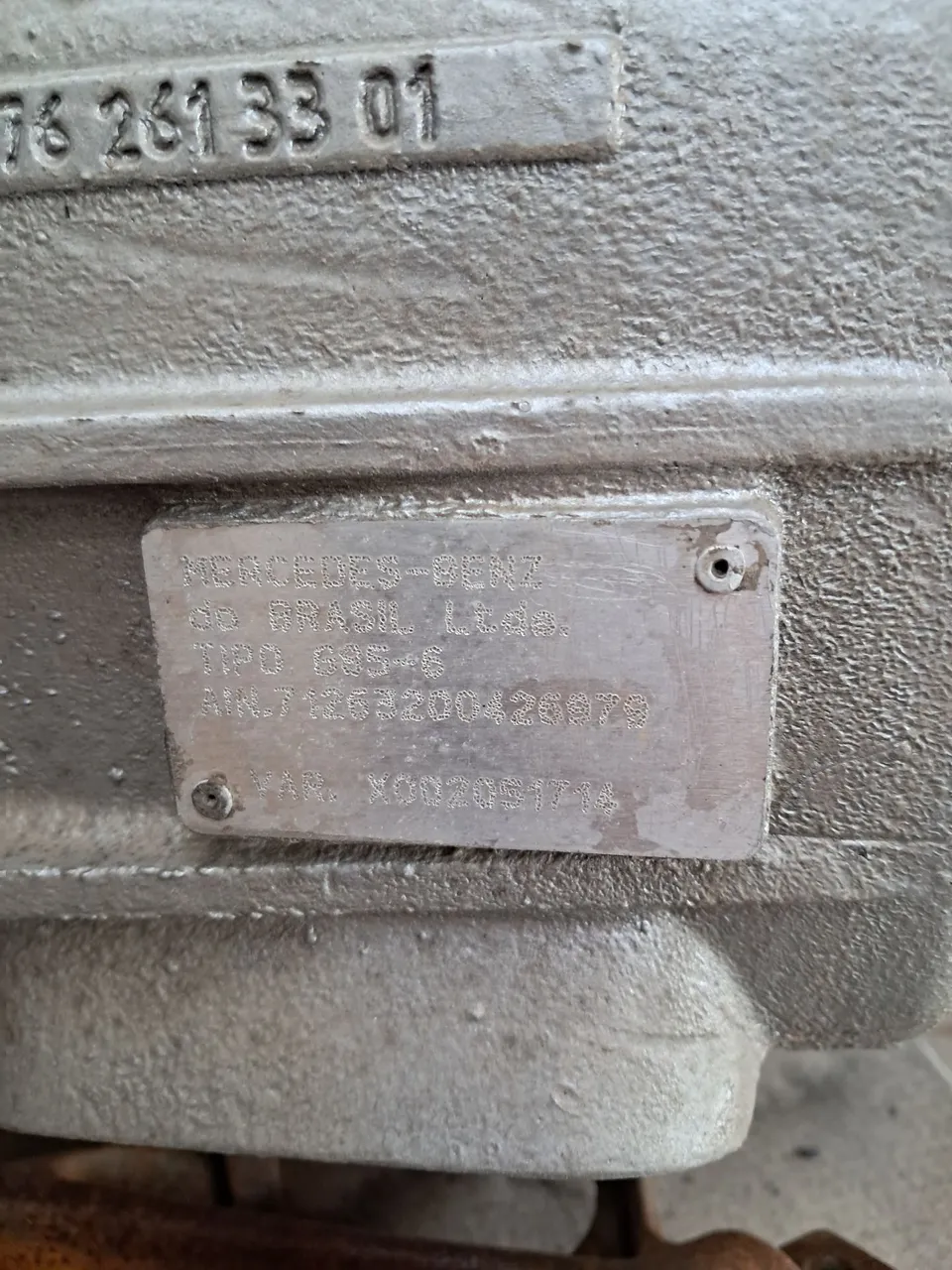 Caixa de macha G85 Mercedes
