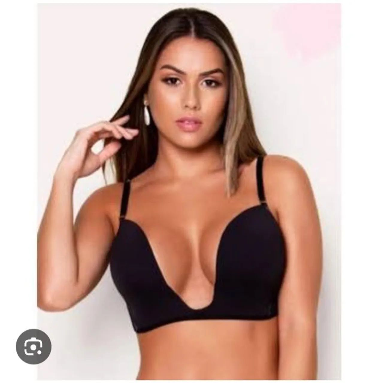 Sutiã Decote V Profundo Preto DeMillus 63022 - Roupas - Pitanguinha ...