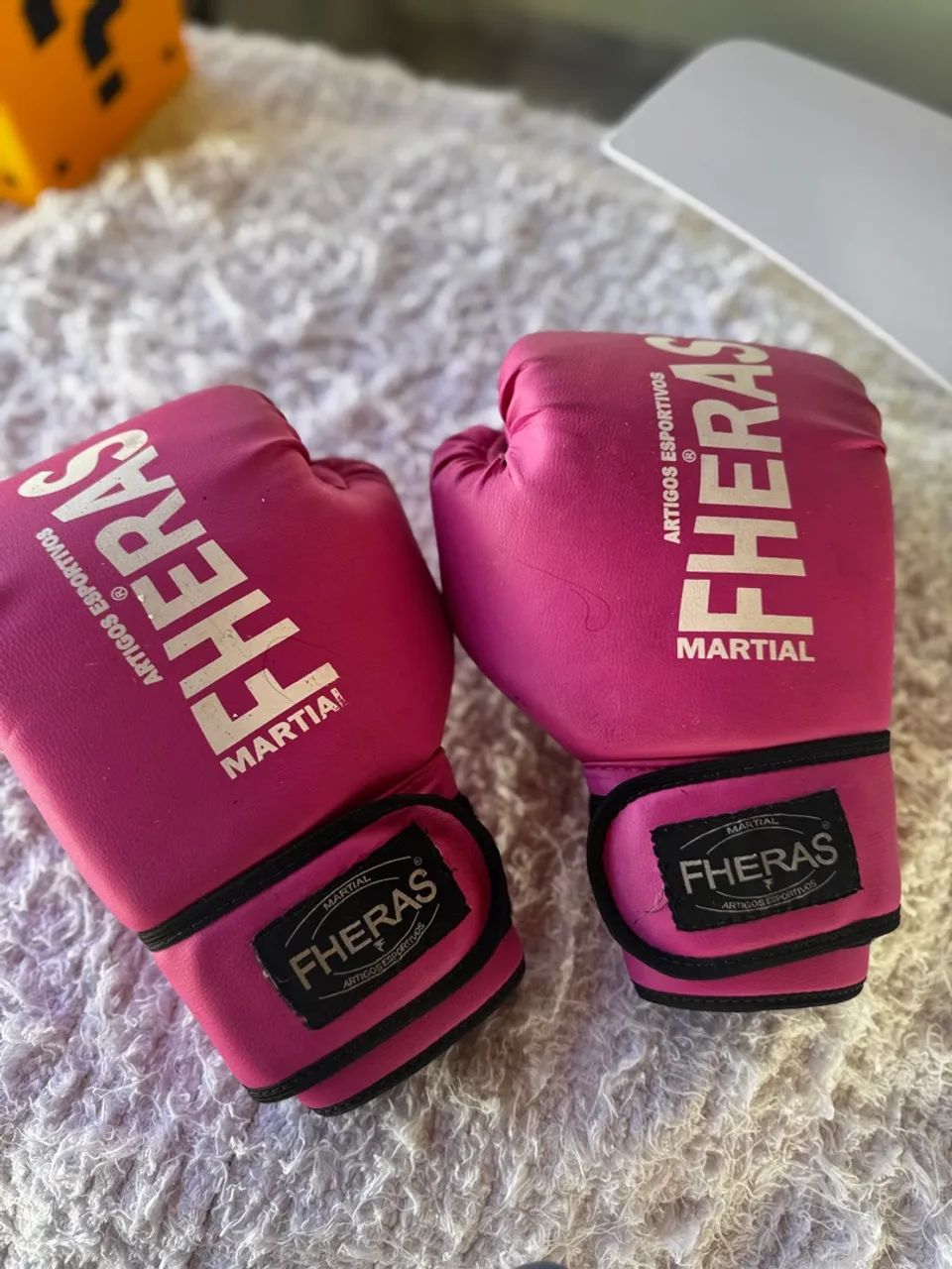 Luvas de Boxe Fheras - Rosa