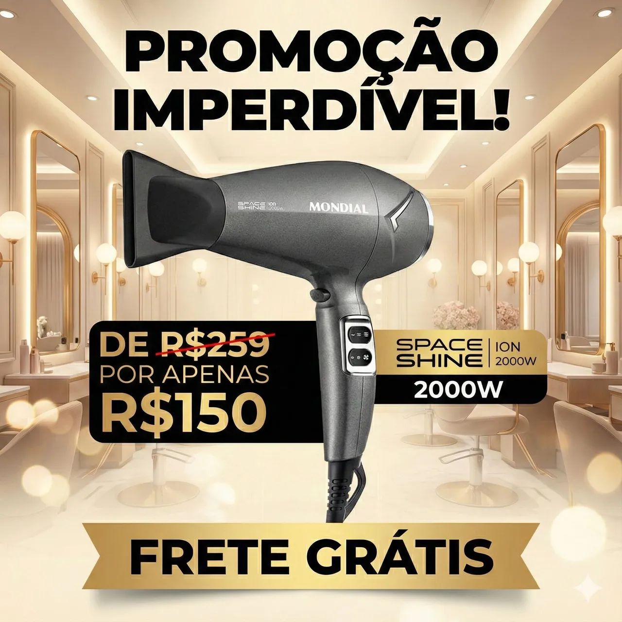 Secador de cabelo SPACE SHINE SC-20
