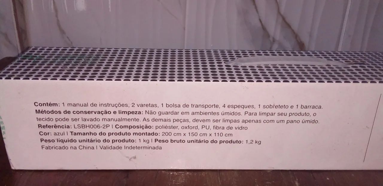 Barracas e Tendas para Acampamento - Azul