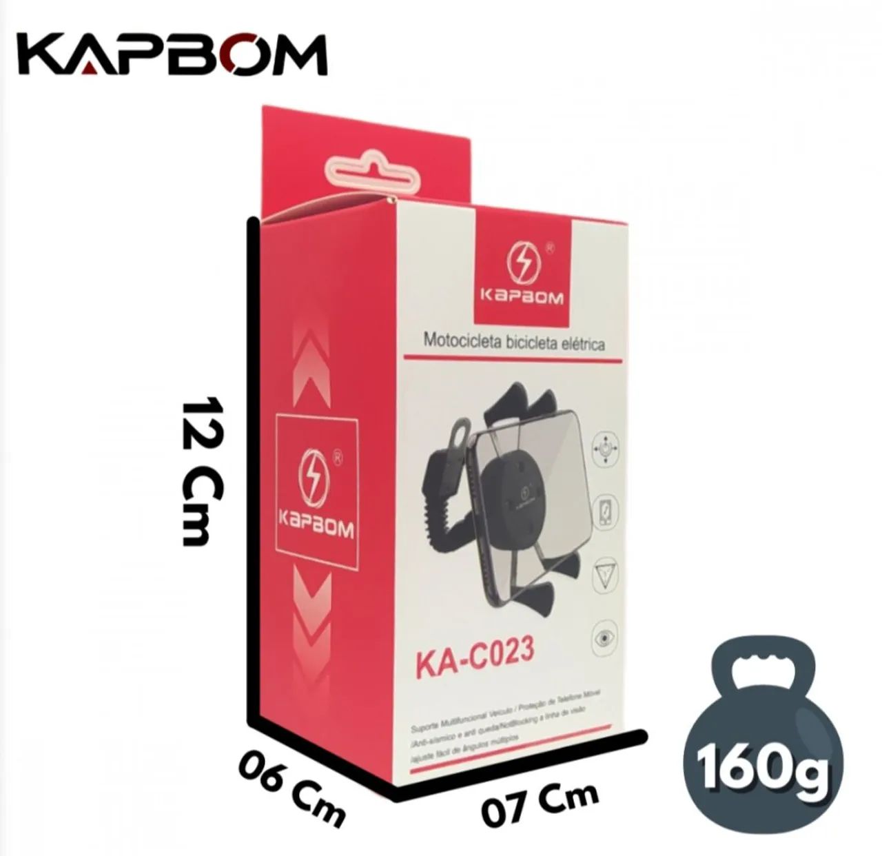 Suporte de Celular para Moto Garra em Formato de X KAPBOM KA-C023 - Foto 6