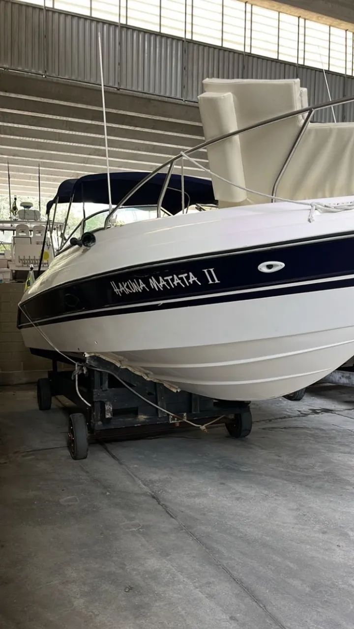 lancha phanton 24 pes cabinada yamaha 225hp excelente conservação  - Foto 9