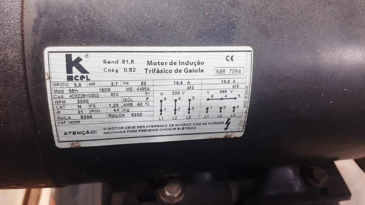 Compressor de Ar Ônix 200 Litros - 5 HpP - Foto 2