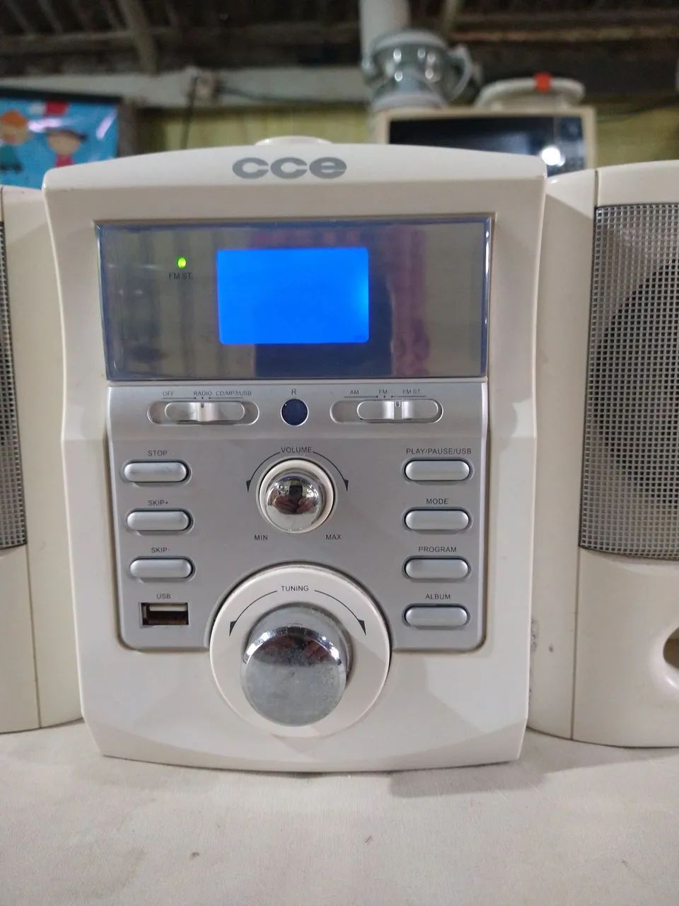 Mini sistem CCE p/ peças ou conserto. - Foto 4