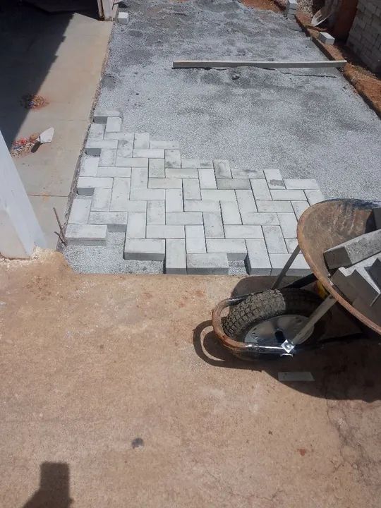 Blocos de Concreto para Pavimentação de jardim  - Foto 4