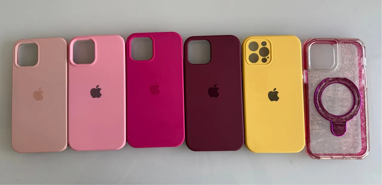 6 por 20,00 Capas de Celular iPhone Cores Variadas