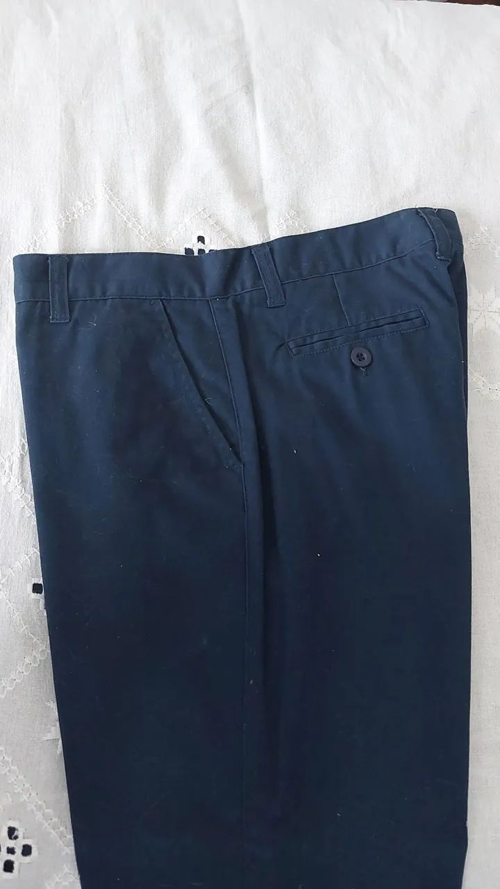 Calça Social Azul BRIM - Foto 2