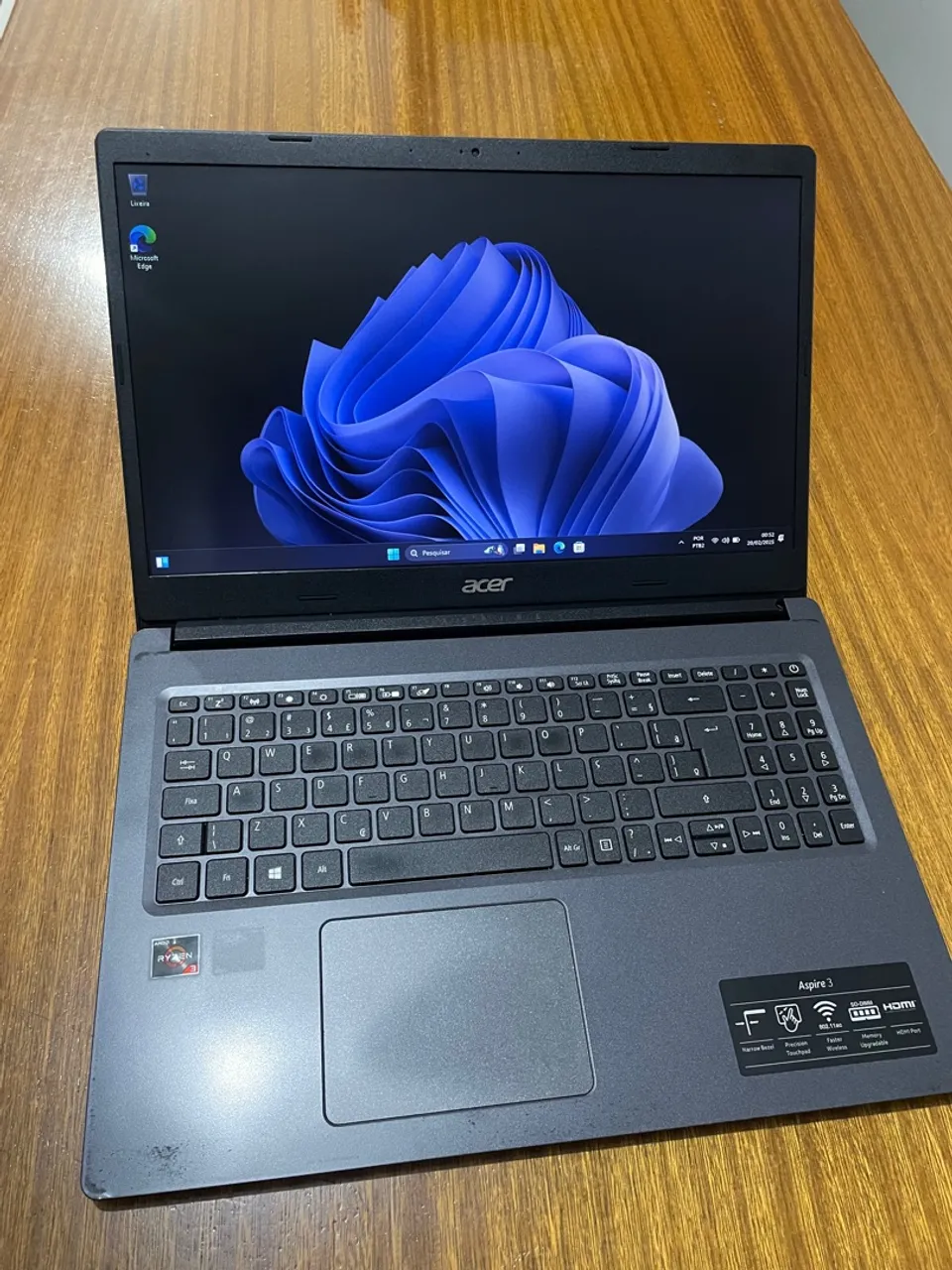 Notebook Ryzen 3 com Placa de Vídeo
