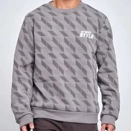 Blusa Masculina Trendy Estampado Cinza Claro - Tamanho G - Foto 5