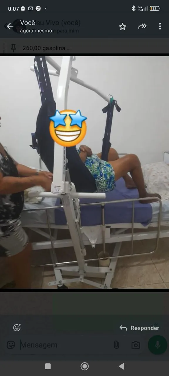 Guincho de elevação para idosos - Usada