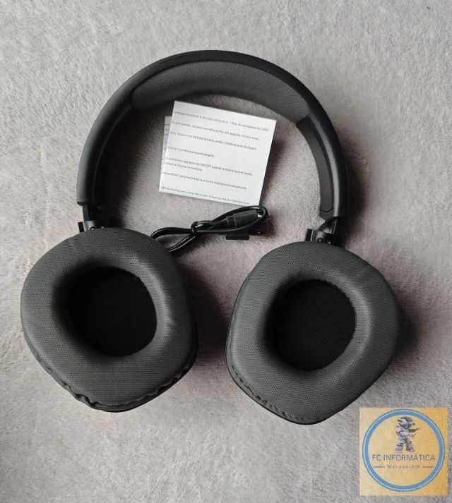 Headset bluetooth sem fio Inova preto  - Foto 3