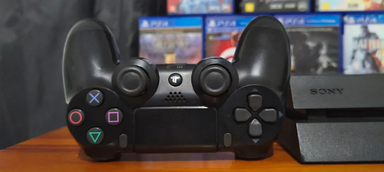 Playstation 4 C/ Garantia+ 2 Controles + Jogos, Aceito Cartão 12x - Foto 5