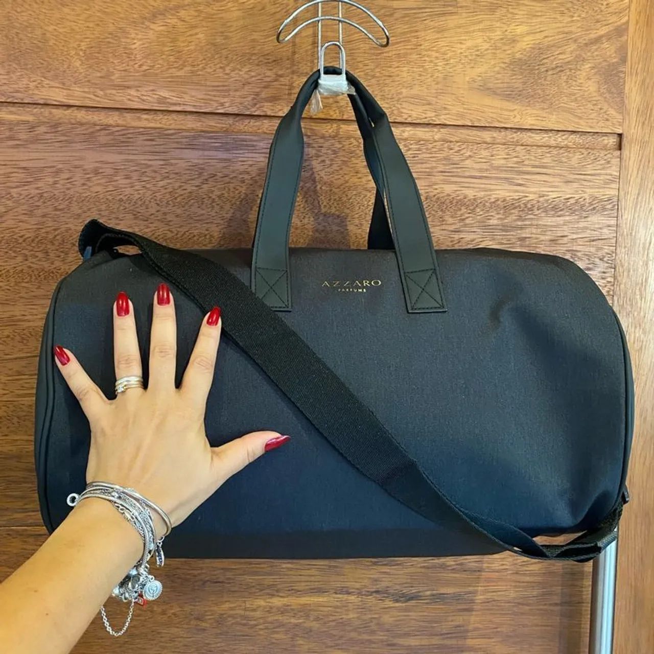 Bolsa de Viagem Azzaro - Preta - Foto 2