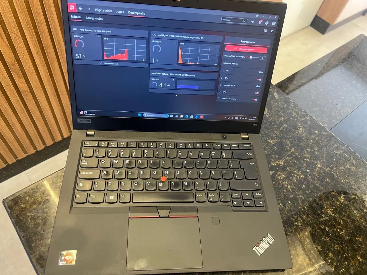 Notebook  Thinkpad T495 Ryzen 5 Pro Ssd 256gb Mem 16gb (Usado) - Foto 4