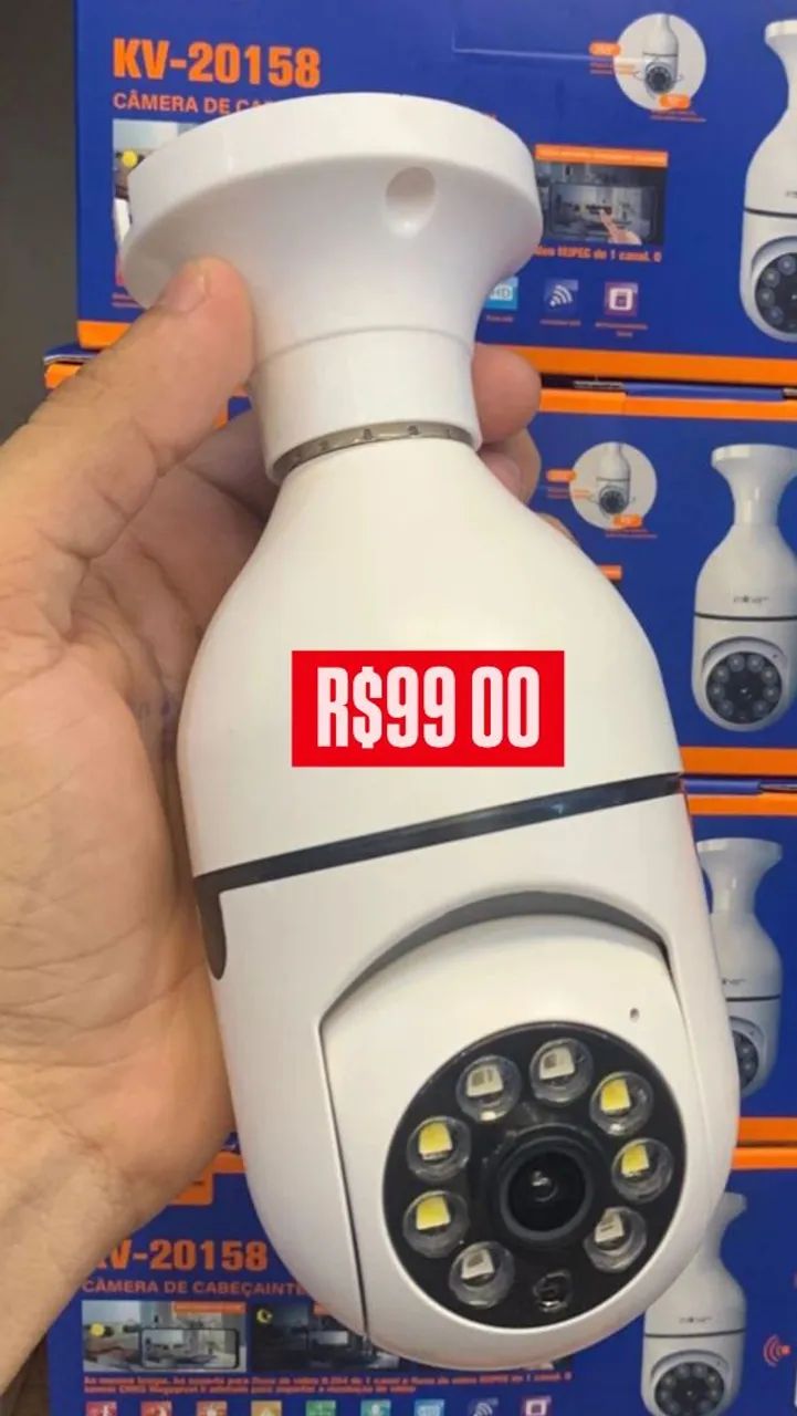 Câmera Wi-Fi Smart - Segurança e praticidade! - Foto 4