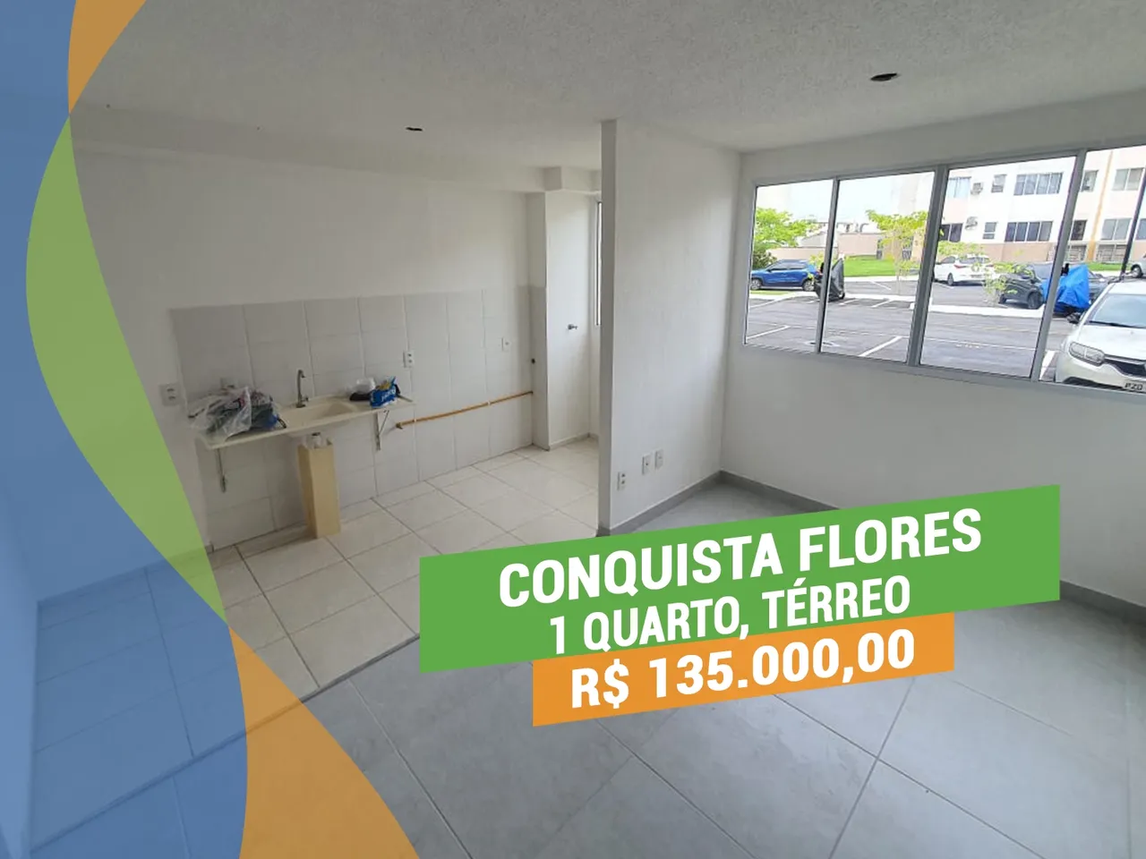Conquista Flores - 1 Quarto - Av. Gov. José Lindoso
