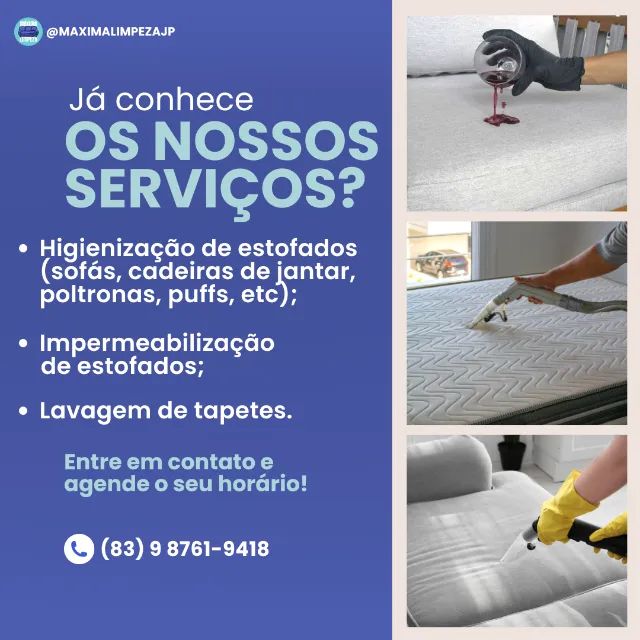 Higienização de Estofados - Foto 5