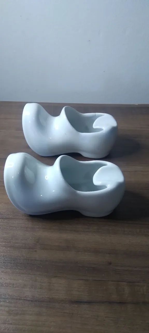 Par de antigos cinzeiros porcelana  - Foto 4