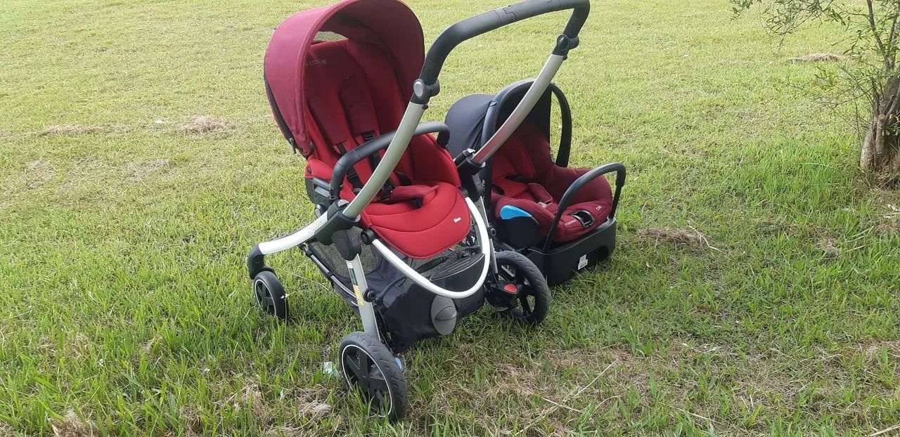 Carrinho de Bebê e Bebê Conforto com base veicular Maxi cosi - Foto 3