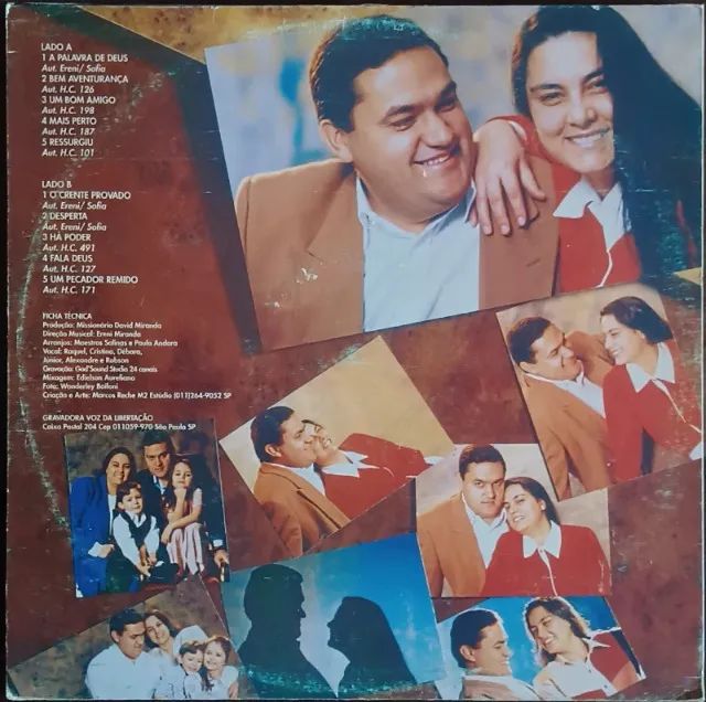 Lp Disco de Vinil Gospel Evangélico David E Raquel - Fala Deus - Foto 2