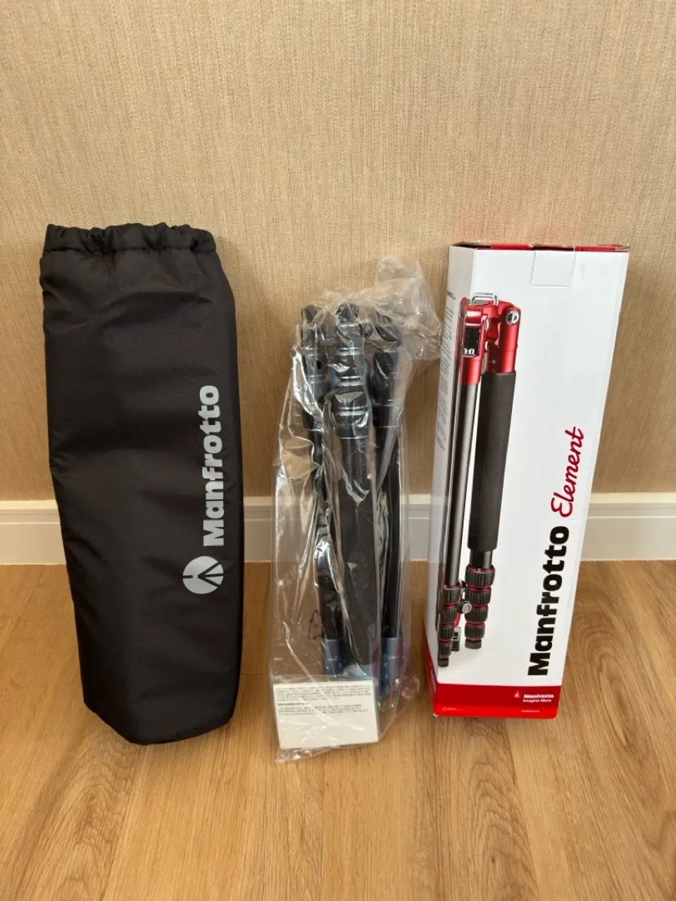 Tripé Manfrotto Element Traveller Big Alumínio - Usado apenas 1 vez