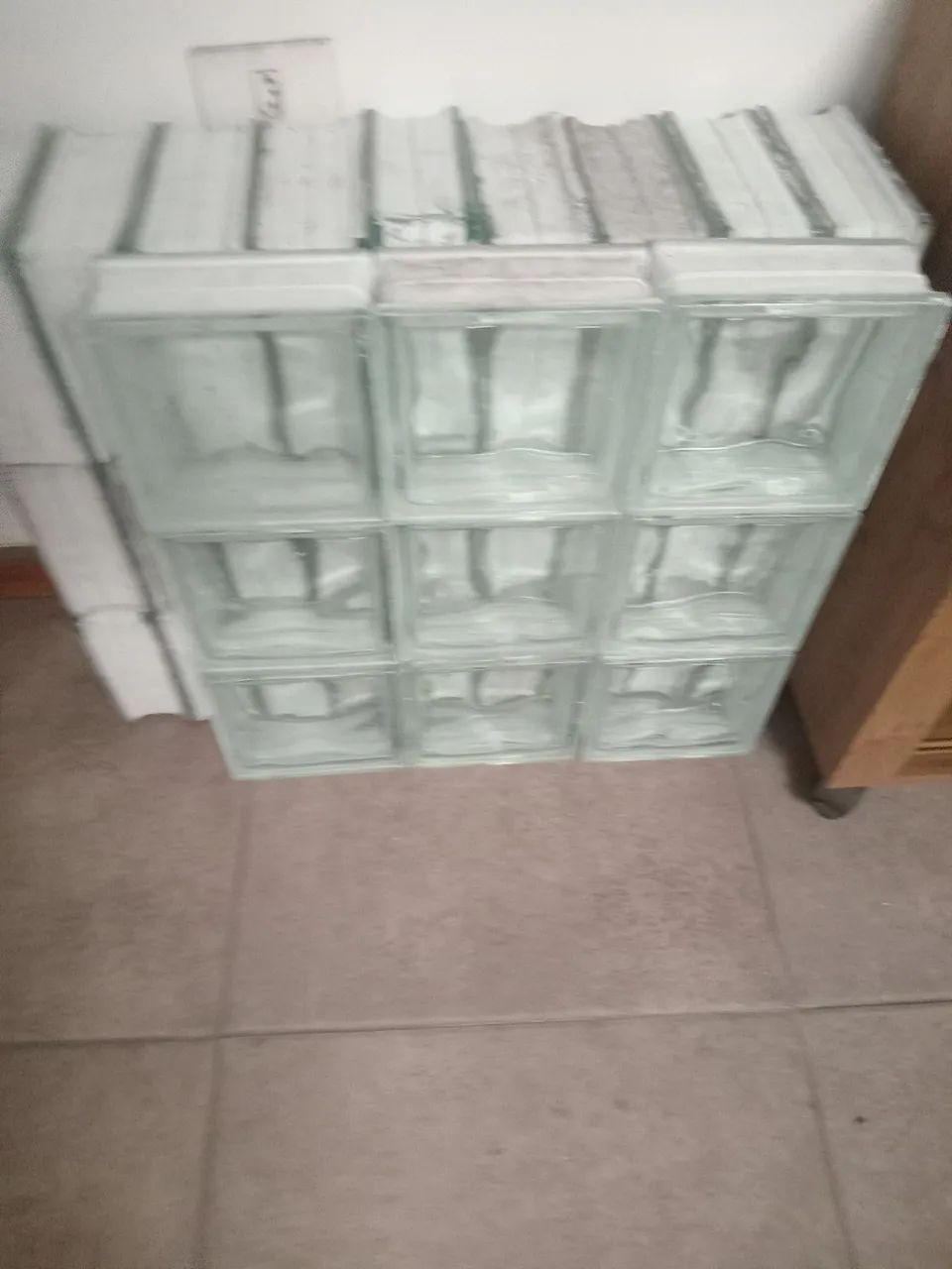 Blocos de vidro translúcidos - 36 unidades - Foto 2