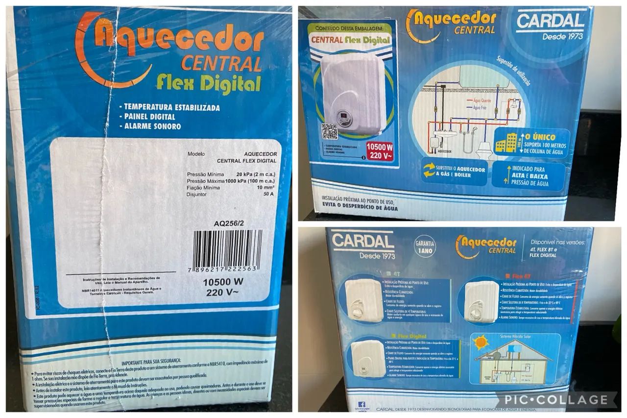 Aquecedor de água Cardal 10.500W - 220V
